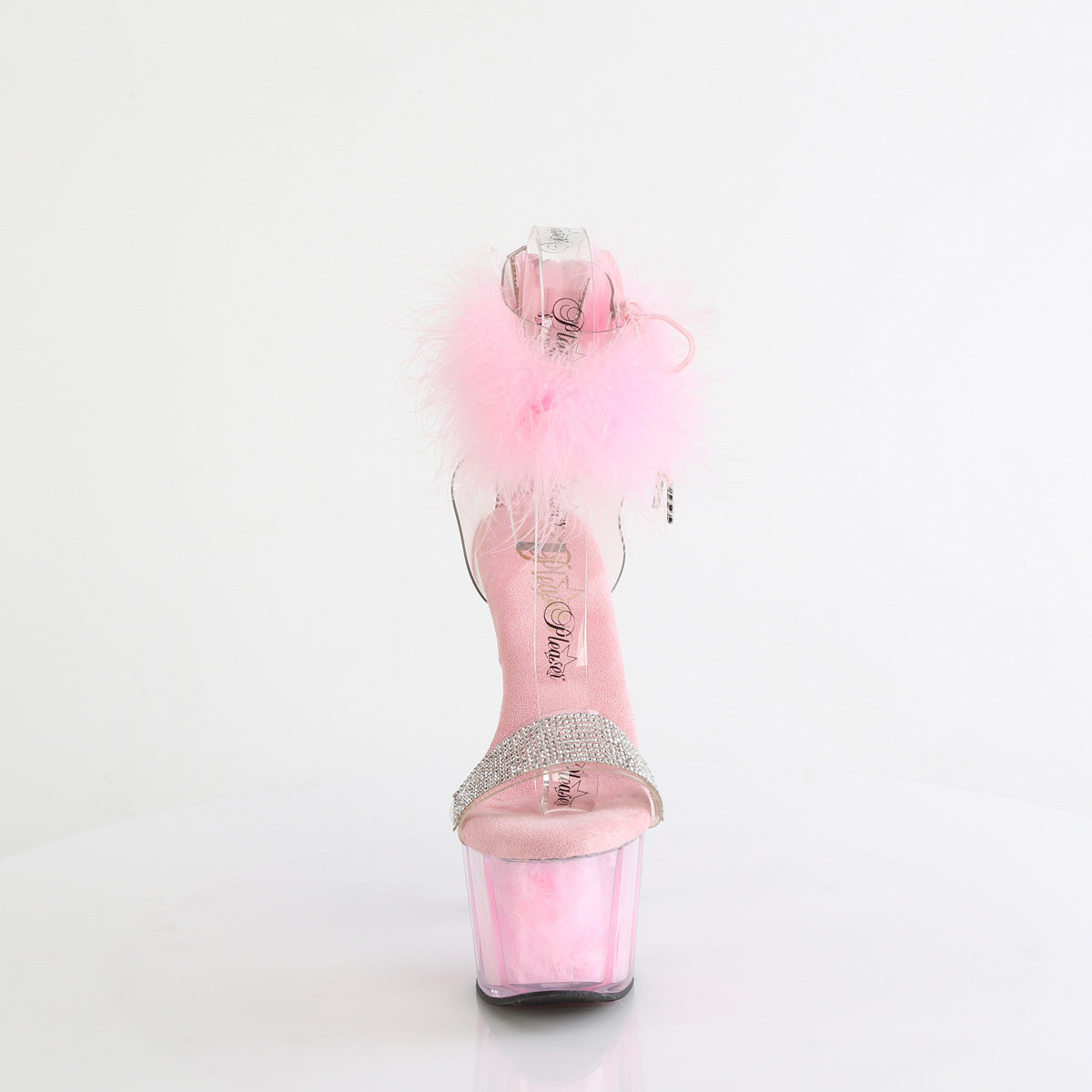 Pleaser ADORE-727F Clr-B. Pink Fur/M