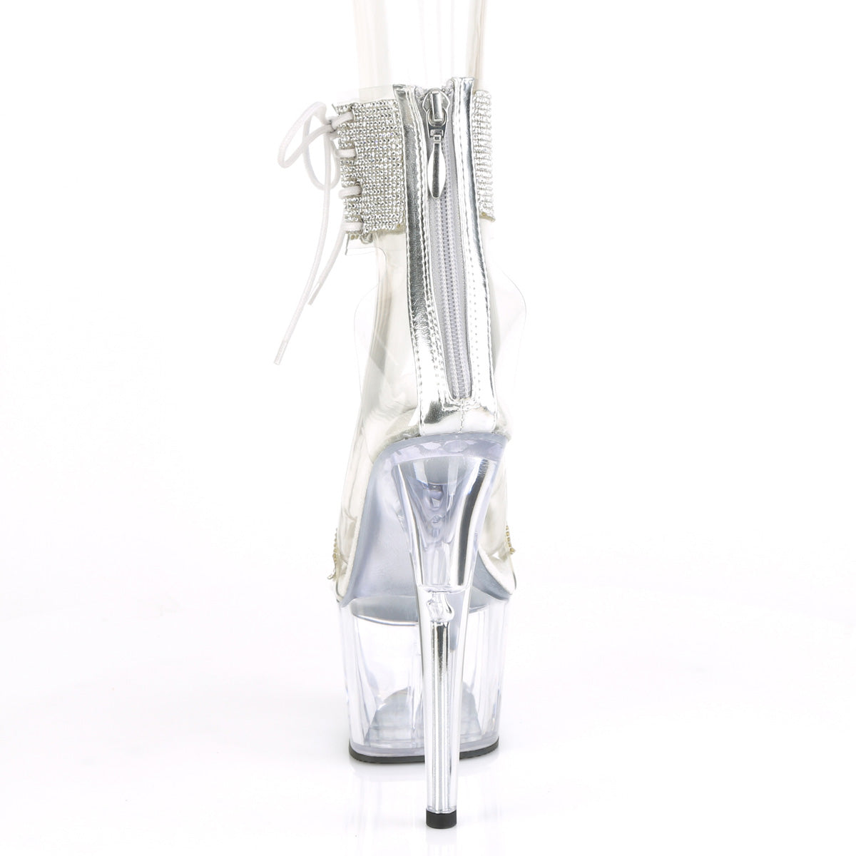 Pleaser Sandales pour femmes ADORE-727RS CLR-SLV / CLR