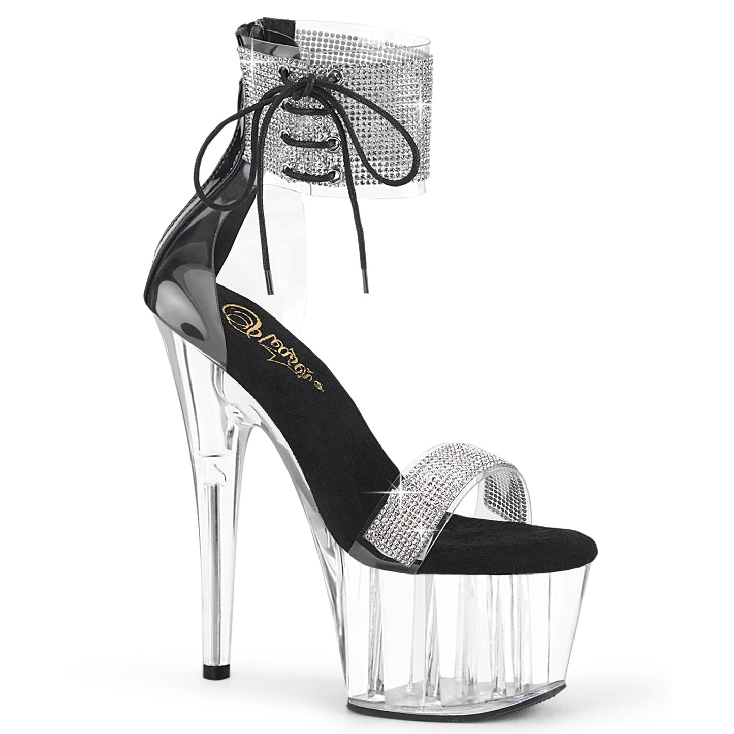 Pleaser ADORE-727RS CLR-BLK / CLR