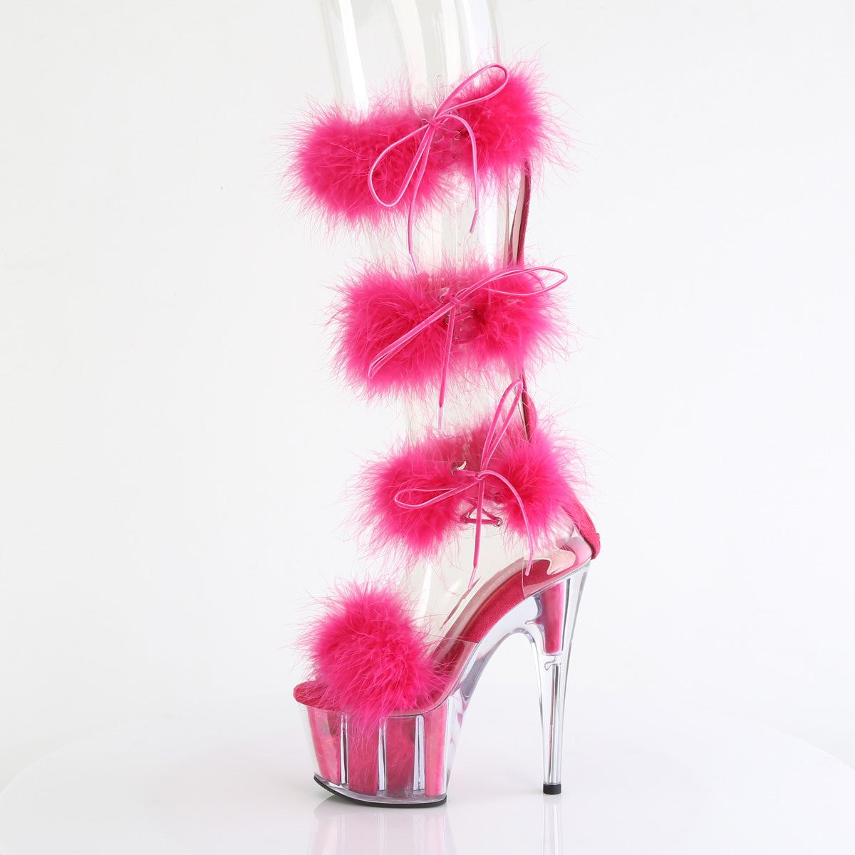Pleaser ADORE-728f CLR-H. Fourrure rose / m