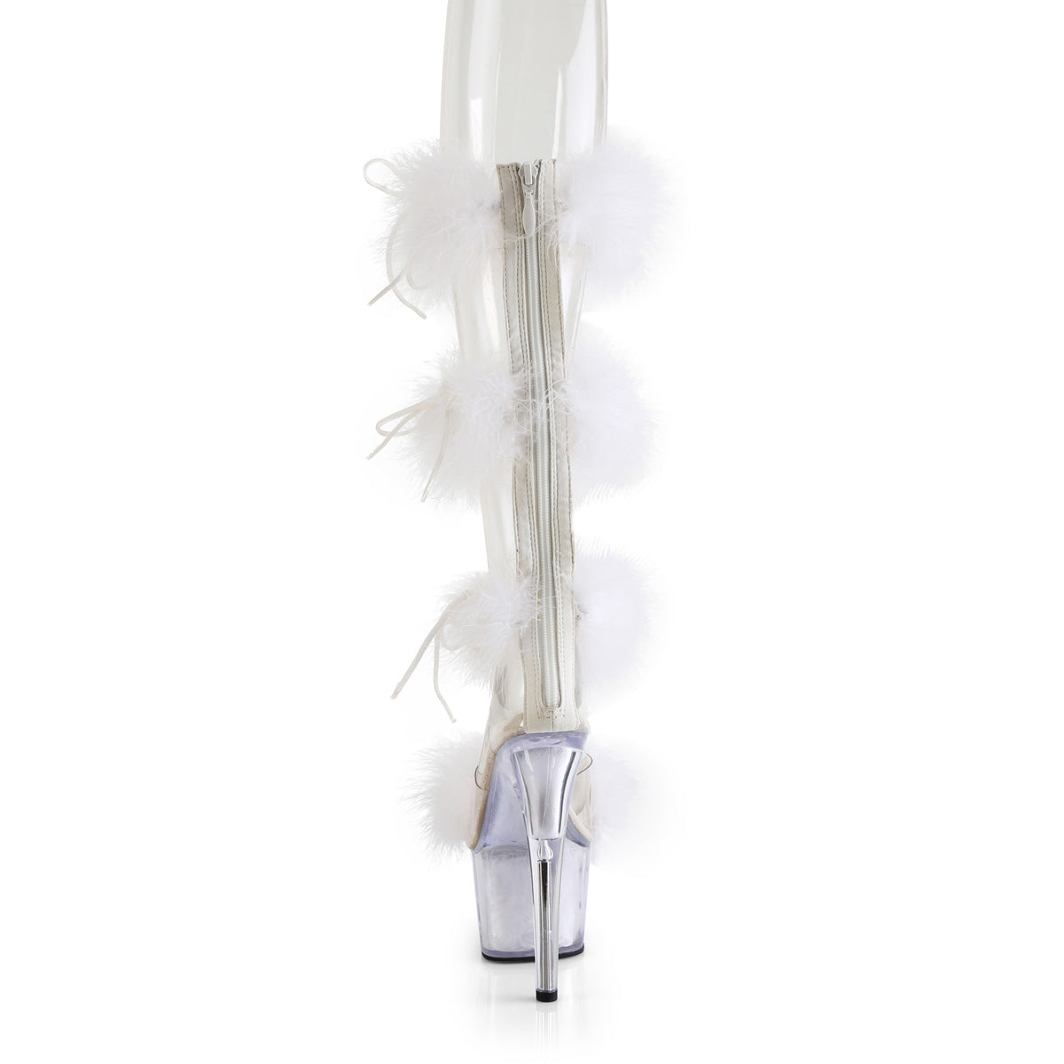 Pleaser ADORE-728f clr-wht fur / m