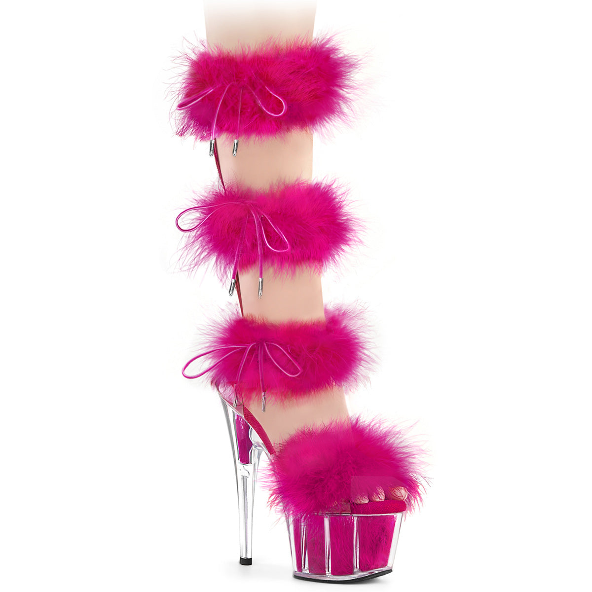 Pleaser ADORE-728f CLR-H. Fourrure rose / m