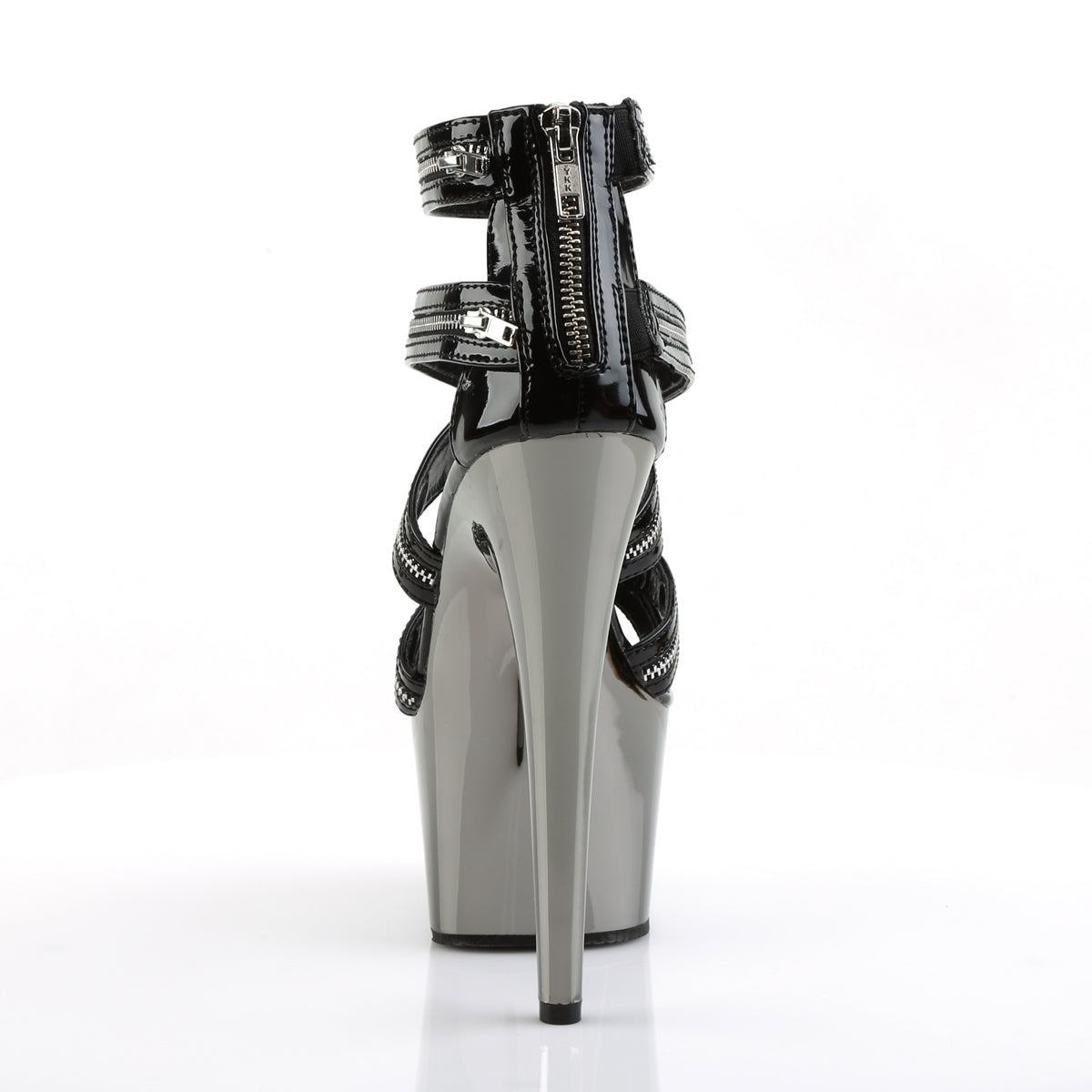 Pleaser Sandales pour femmes ADORE-767 blk / en étain chrome