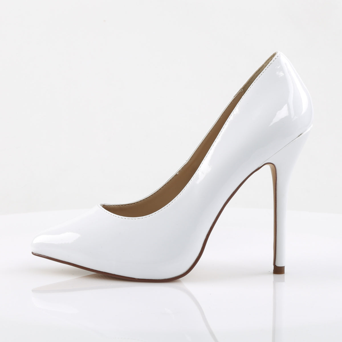 Pleaser Pompes pour femmes AMUSE-20 wht pat