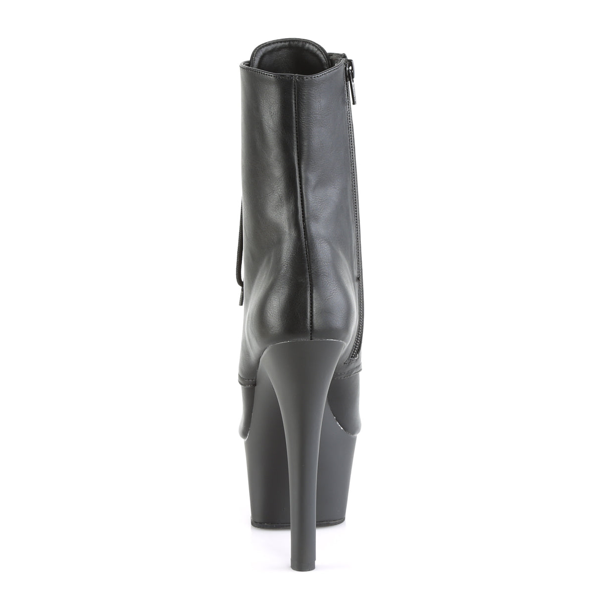 Pleaser Bottines pour femmes ASPIRE-1021 BLK FAUX CUIR / BLK MATTE