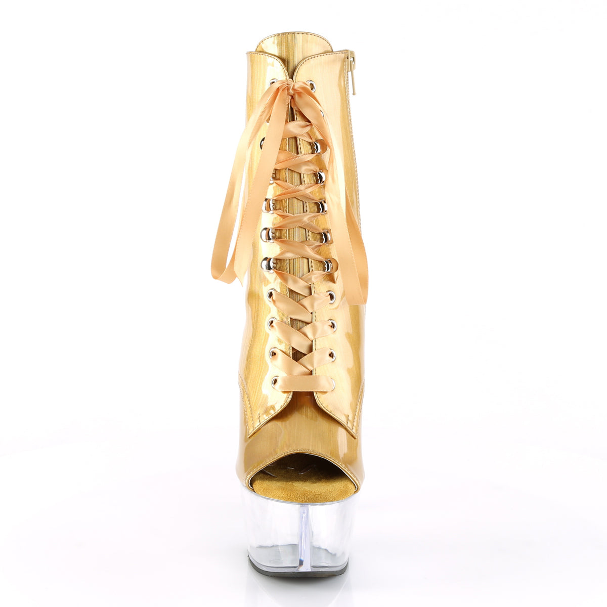 Pleaser Bottines pour femmes ASPIRE-1021BHG Hologramme brossé d'or / CLR