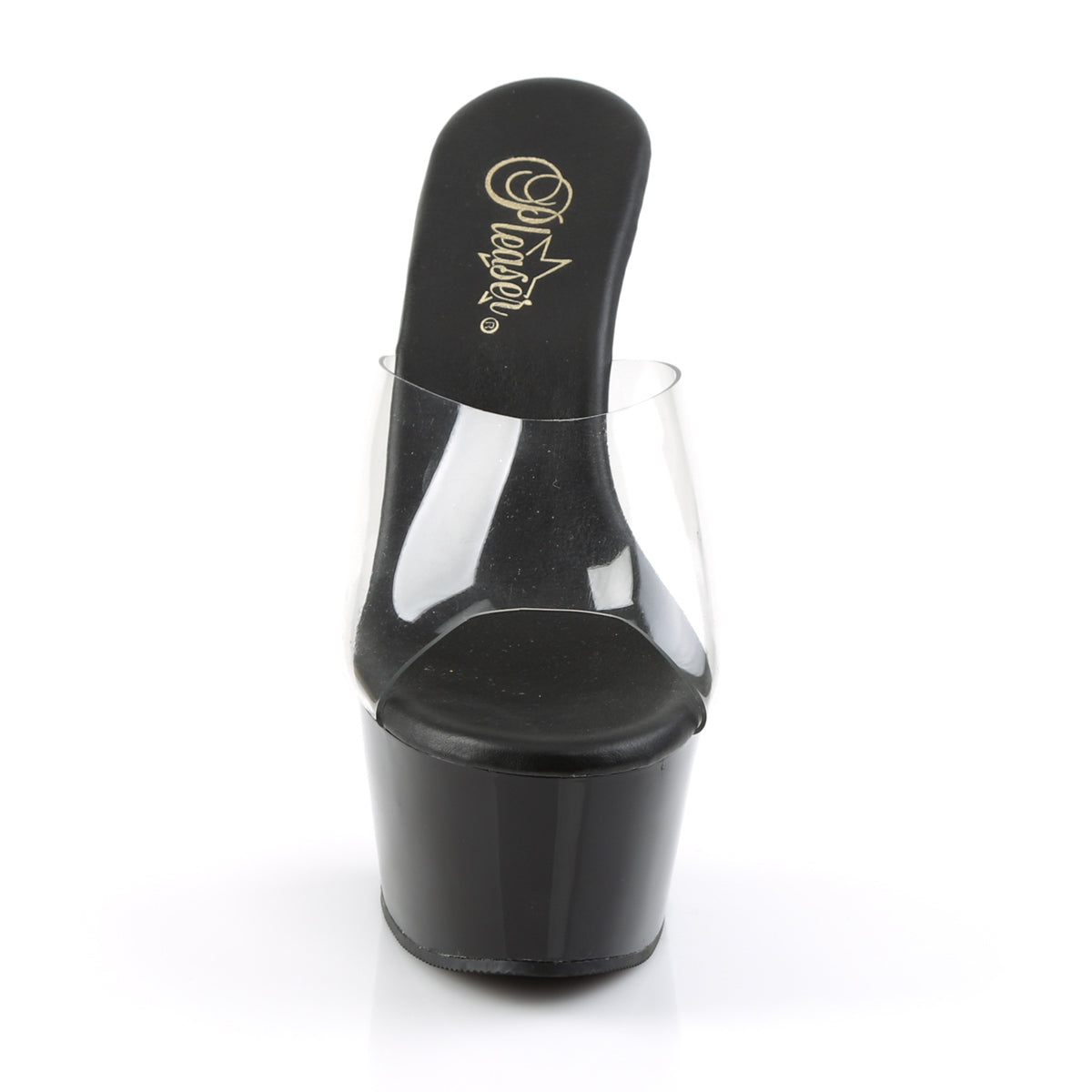 Pleaser Sandales pour femmes ASPIRE-601 CLR / BLK MATTE