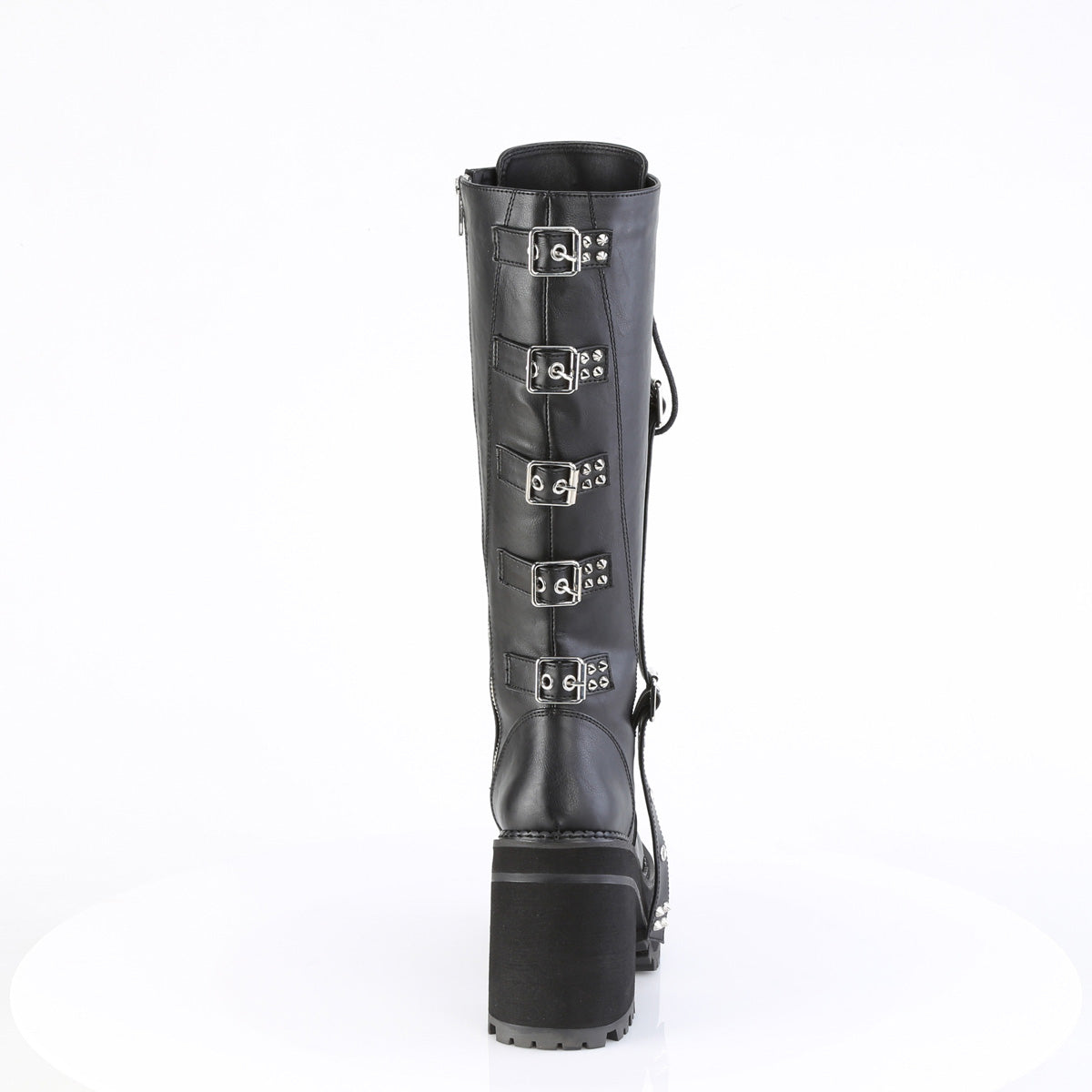 DemoniaCult ASSAULT-218 Cuir végétalien BLK