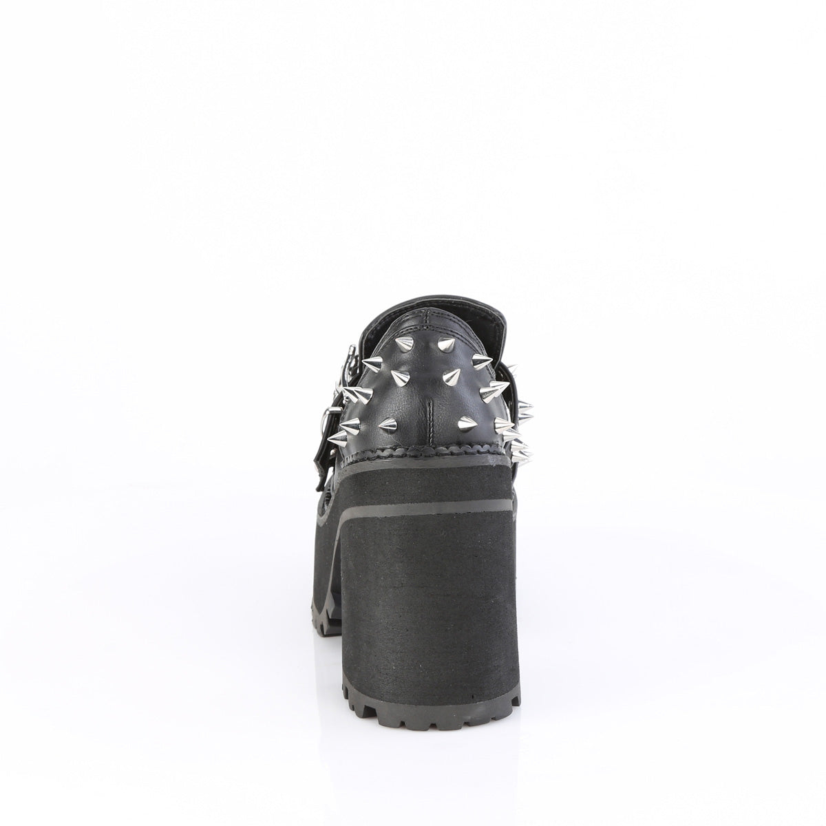 DemoniaCult ASSAULT-38 Cuir végétalien BLK
