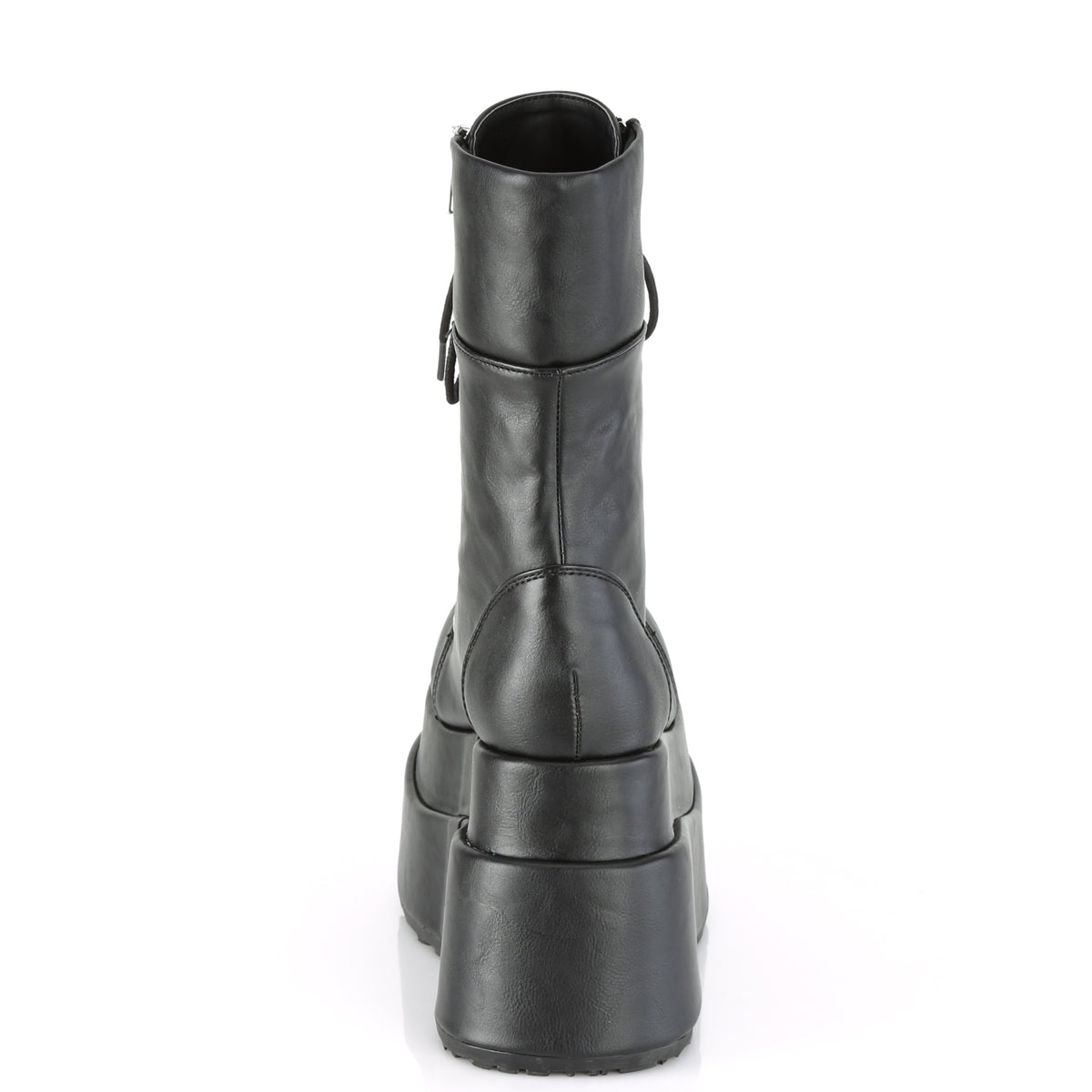 DemoniaCult Bottes de femmes BEAR-265 Cuir végétalien BLK