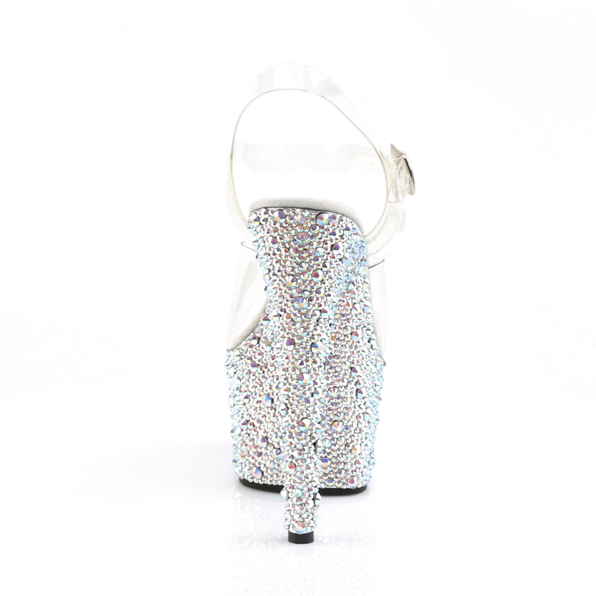 Pleaser Sandales pour femmes BEJEWELED-708ms CLR / SLV MULTI RS