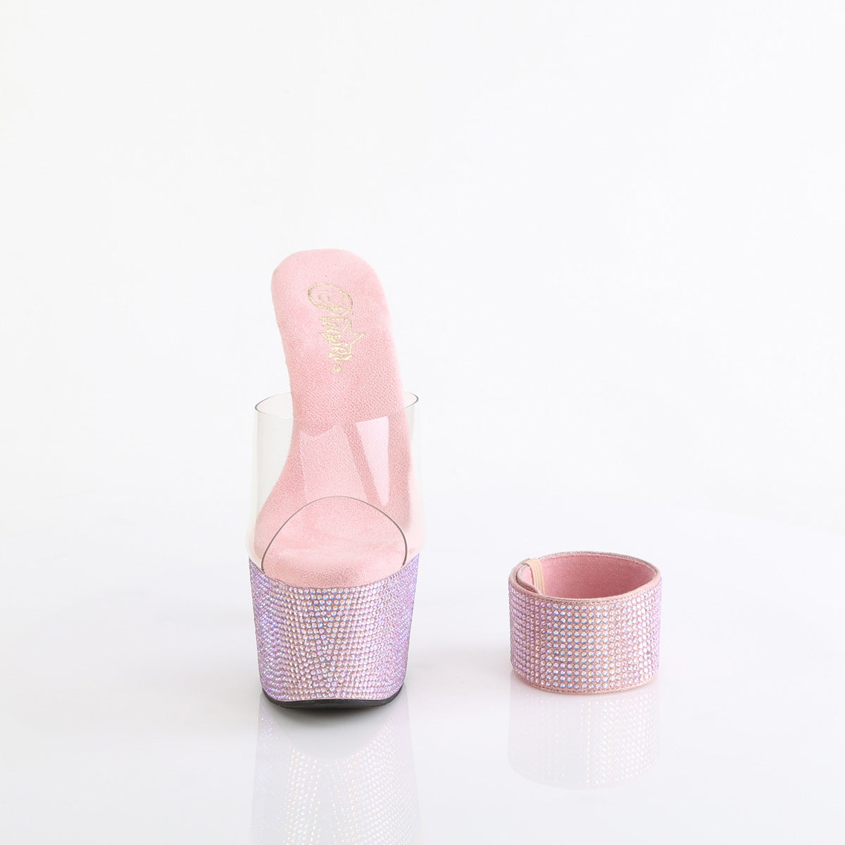 Pleaser BEJEWELED-712RS Clr/B. Pink Multi RS