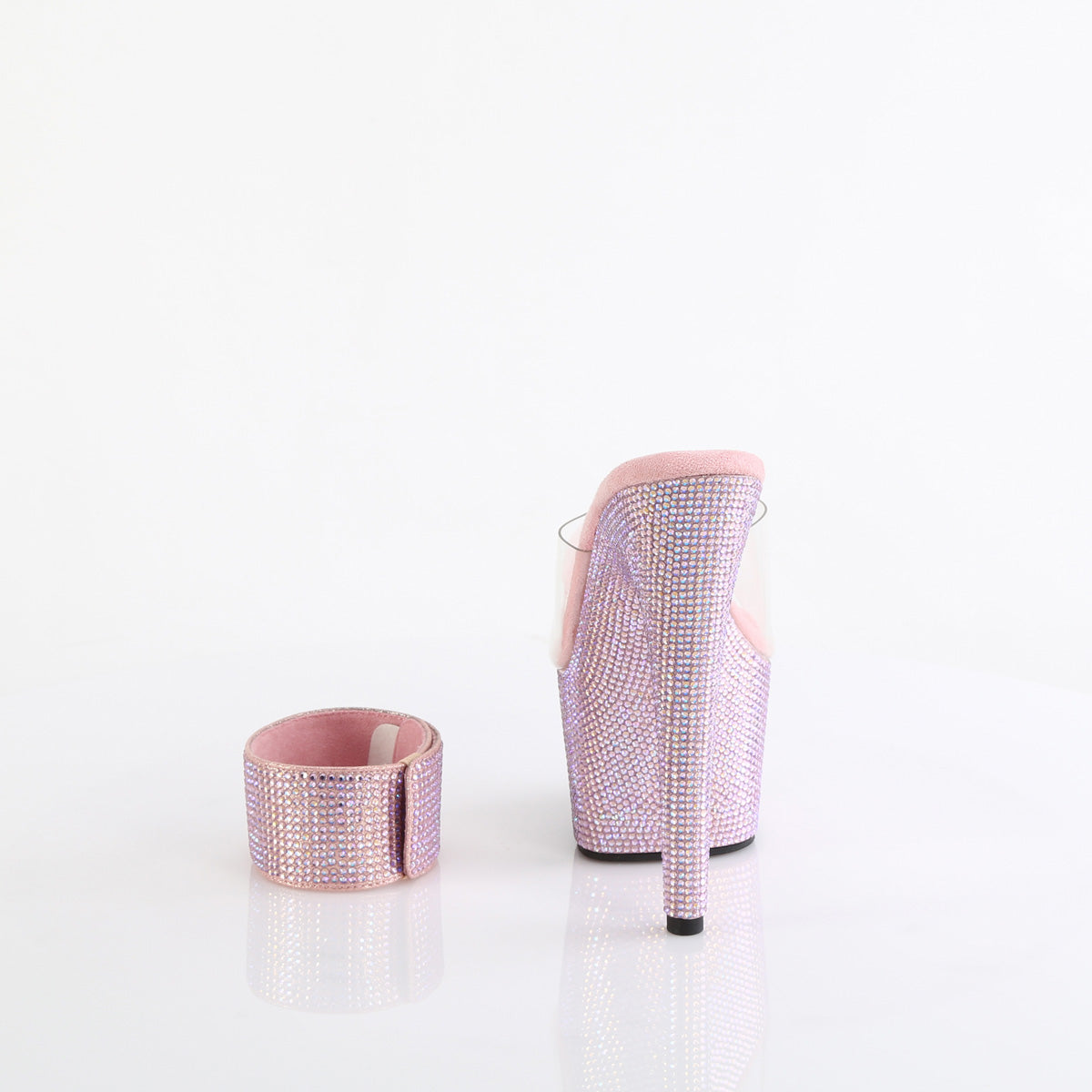 Pleaser BEJEWELED-712RS Clr/B. Pink Multi RS