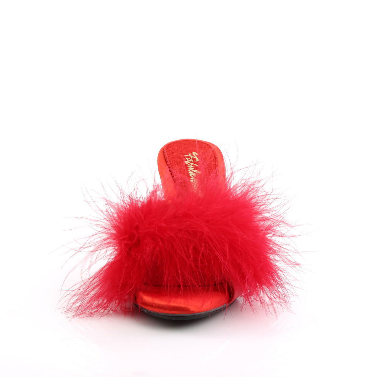 Fabulicious Sandales pour femmes BELLE-301f rouge PU-FUR / CLR