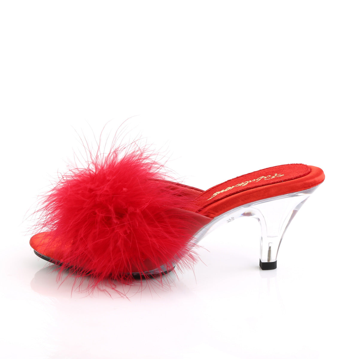 Fabulicious Sandales pour femmes BELLE-301f rouge PU-FUR / CLR