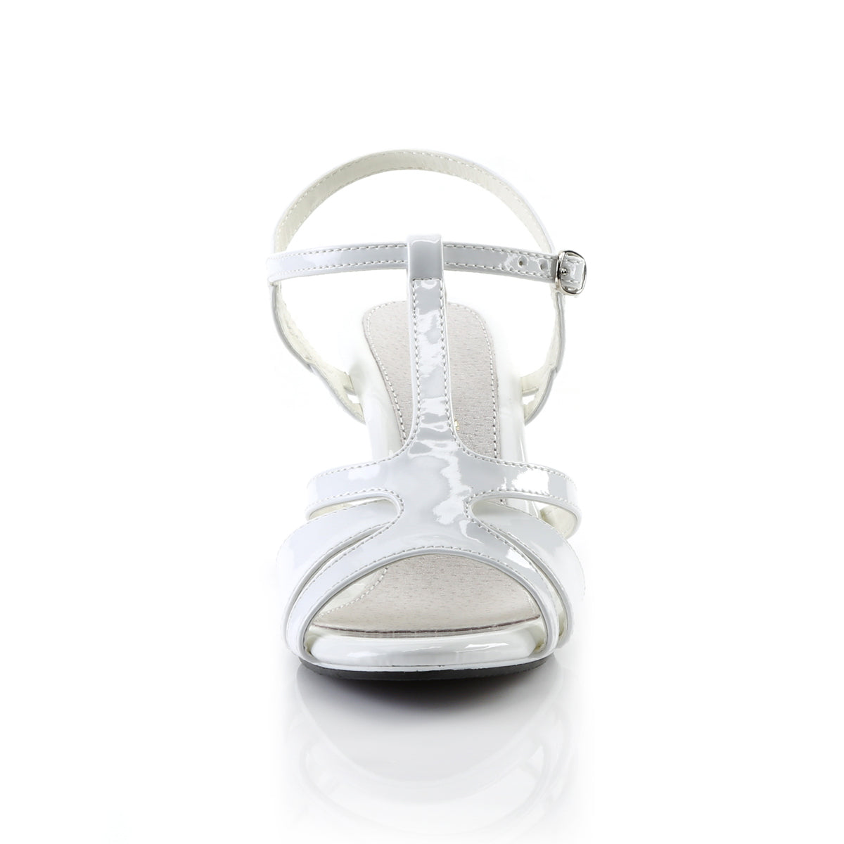 Fabulicious Sandales pour femmes BELLE-322 wht pat / wht