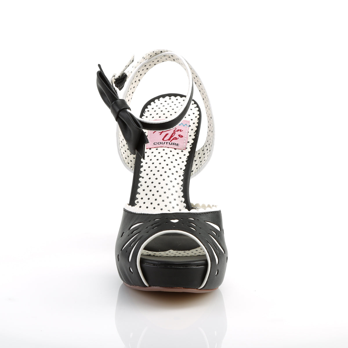 Pin Up Couture Pompes pour femmes BETTIE-01 Cuir en faux BLK