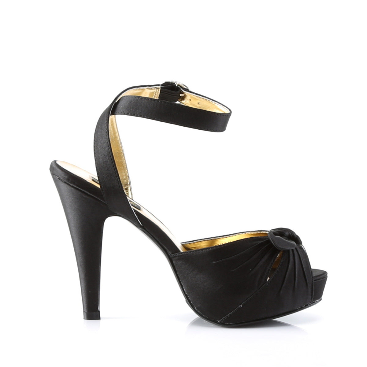 Pin Up Couture Pompes pour femmes BETTIE-04 blk satin