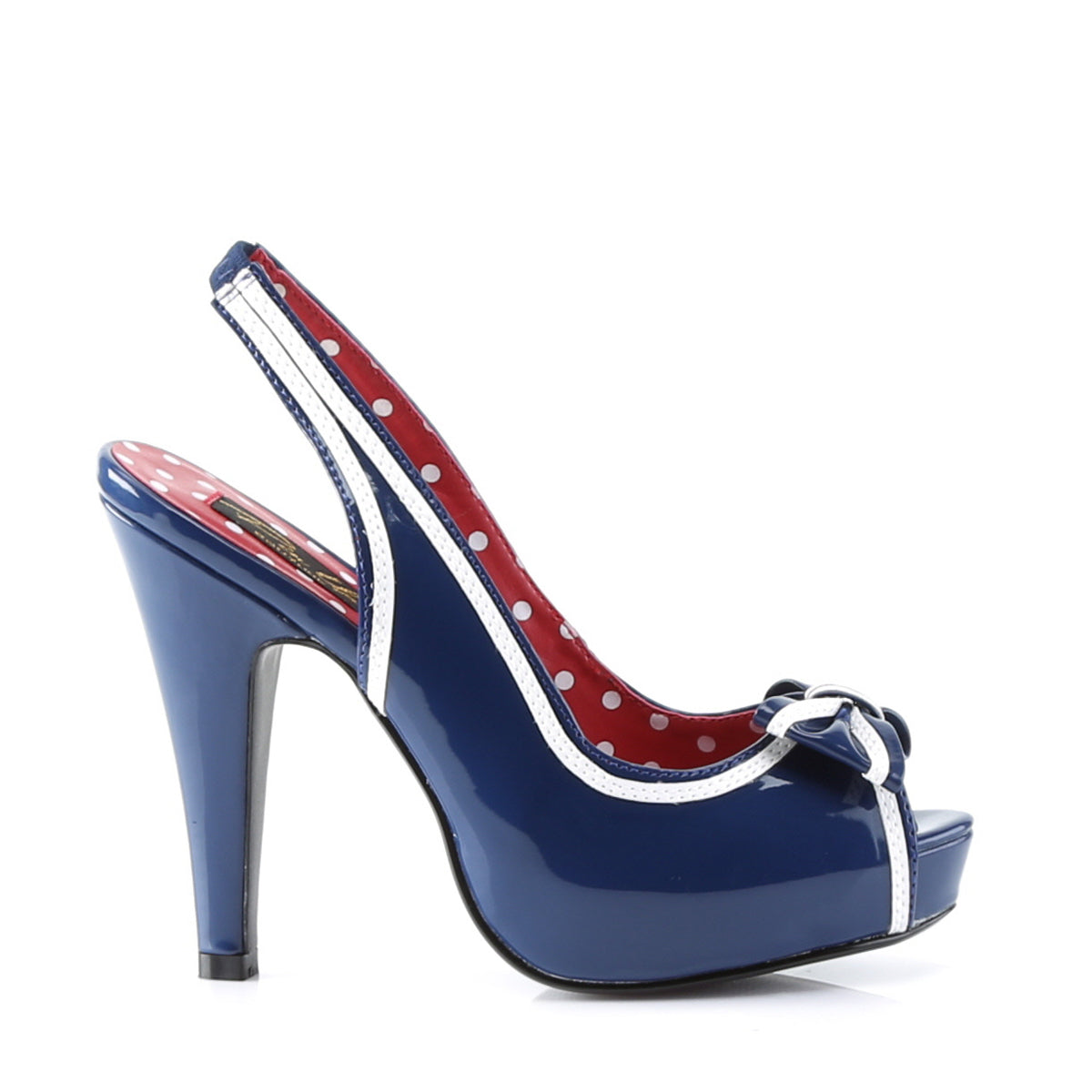 Pin Up Couture Pompes pour femmes BETTIE-05 bleu bleu marine