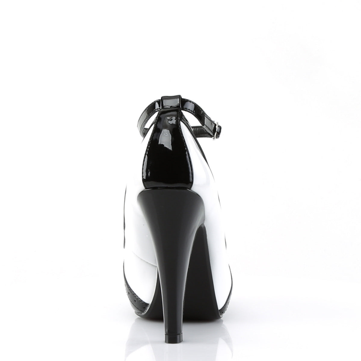 Pin Up Couture Pompes pour femmes BETTIE-22 blk-wht pat