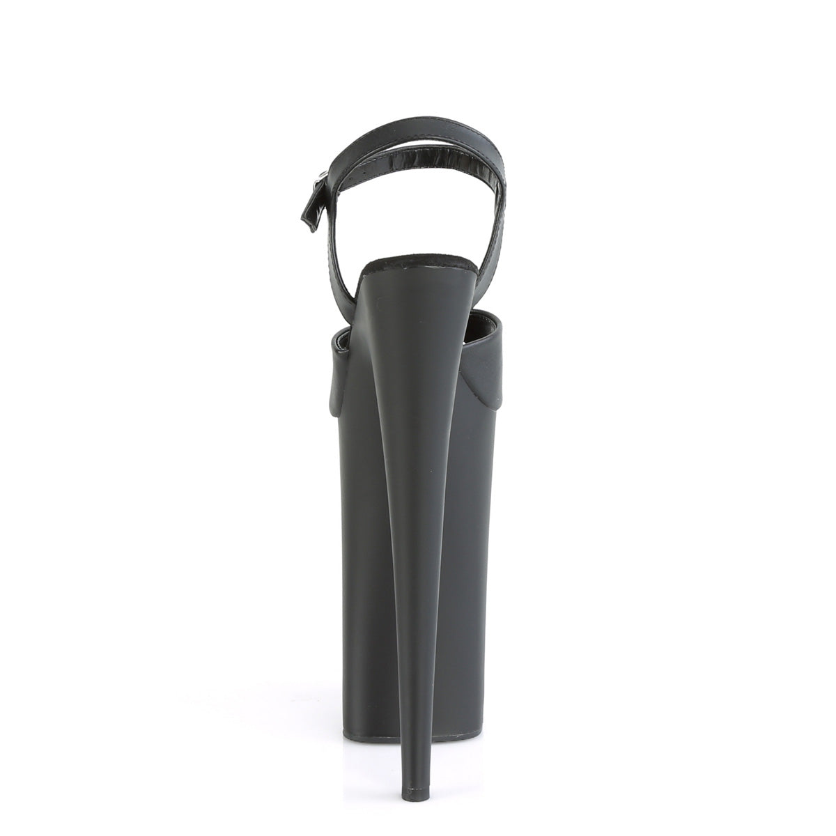 Pleaser Sandales pour femmes BEYOND-009 Blk Faux Cuir / Blk Matte