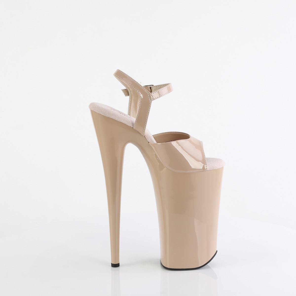 Pleaser Sandals BEYOND-009 Nude Pat/Nude