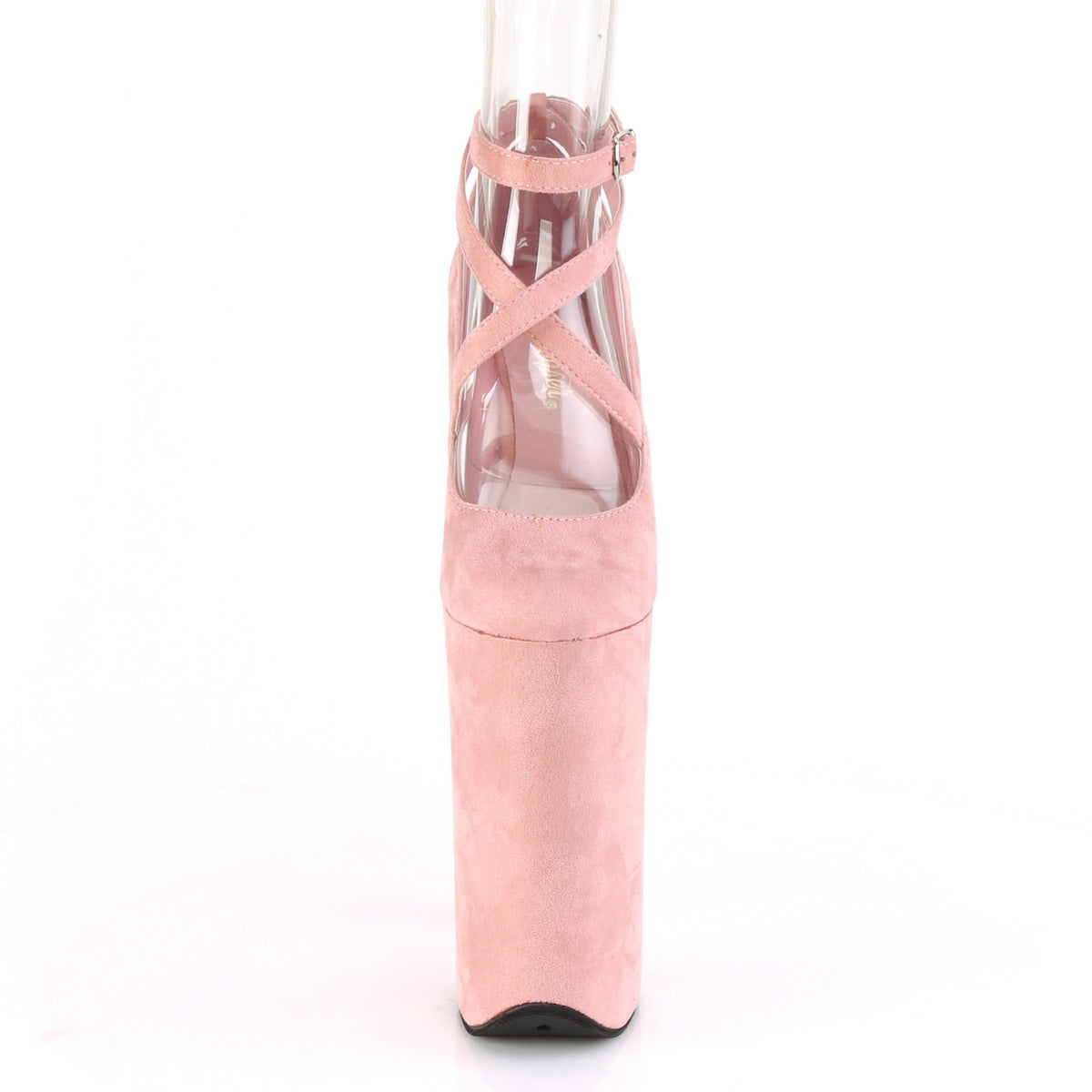 Pleaser Sandales pour femmes BEYOND-087FS B. FAUX SUDE SUEDE / B. Faux daim rose