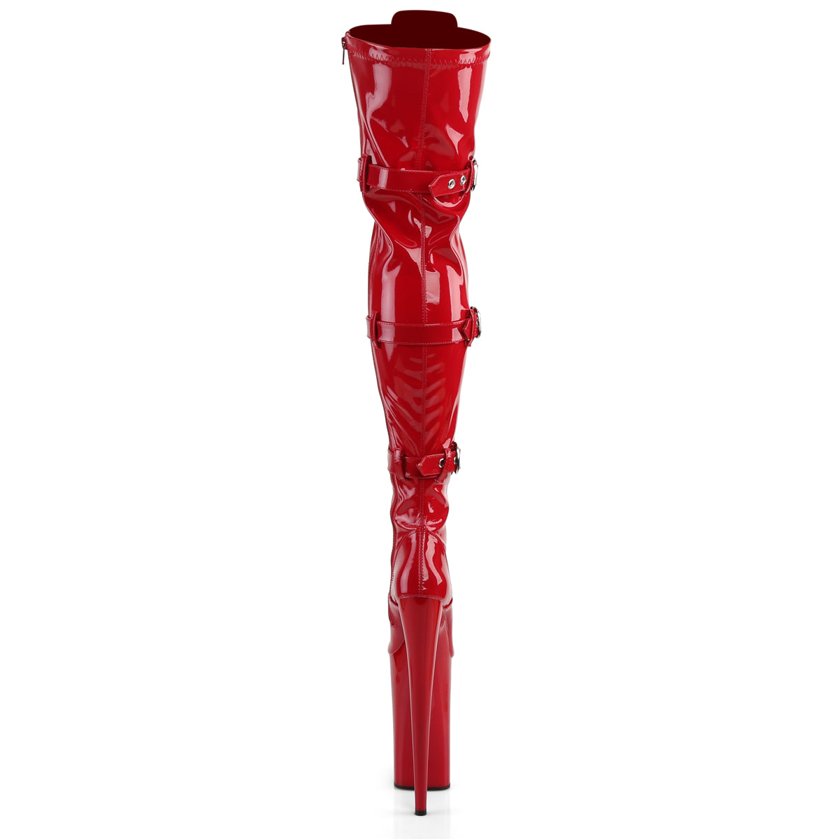 Pleaser Bottes pour femmes BEYOND-3028 Pat / rouge