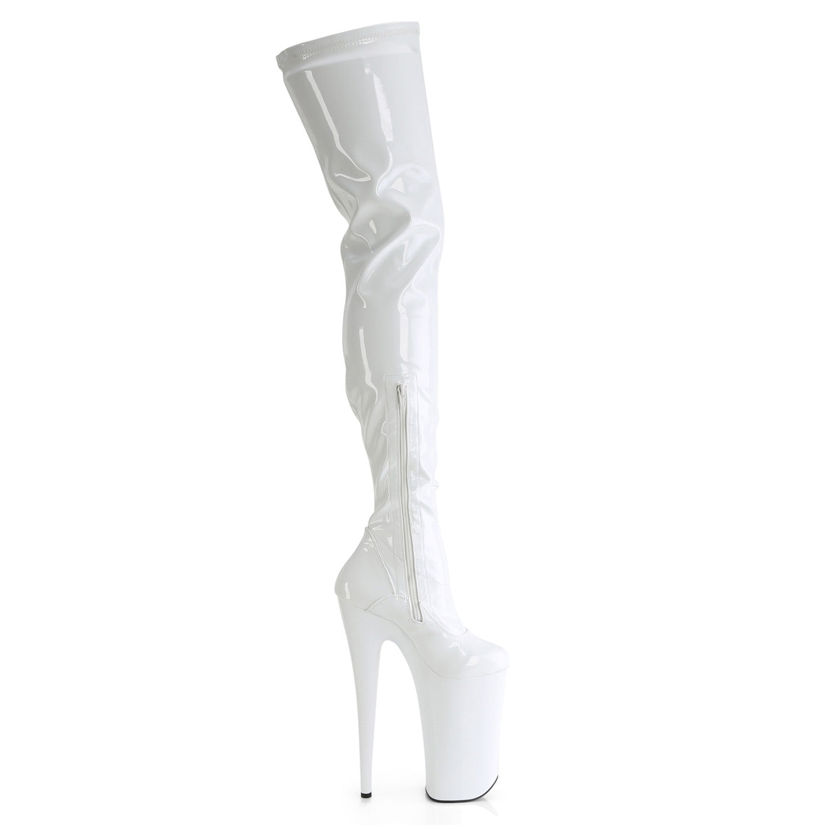 Pleaser BEYOND-4000 Wht Str Pat/Wht
