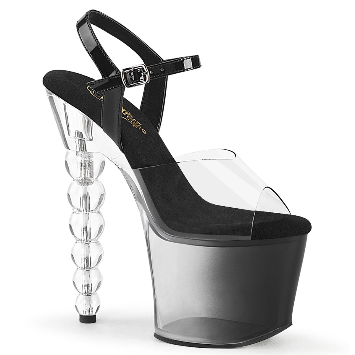 Pleaser BLISS-708-1BC CLR-BLK / BLK-CLR Ombre