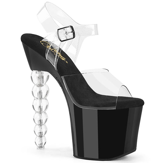 Pleaser   BLISS-708 CLR / BLK-CLR