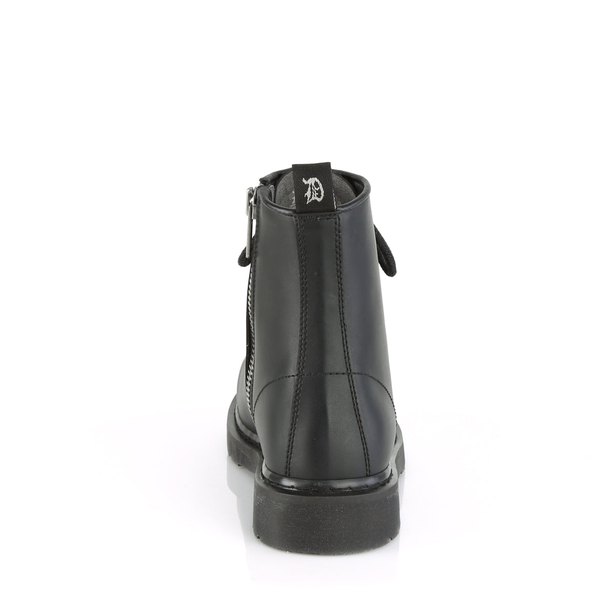 DemoniaCult Bottes pour hommes BOLT-100 Cuir végétalien BLK