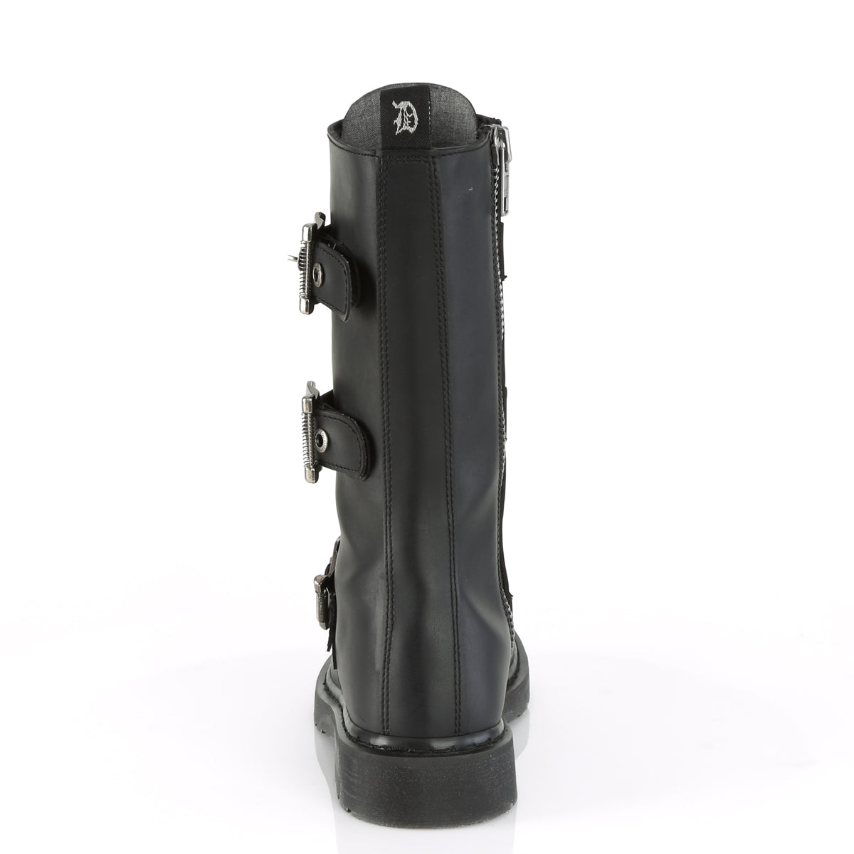 DemoniaCult Bottes pour hommes BOLT-330 Cuir végétalien BLK