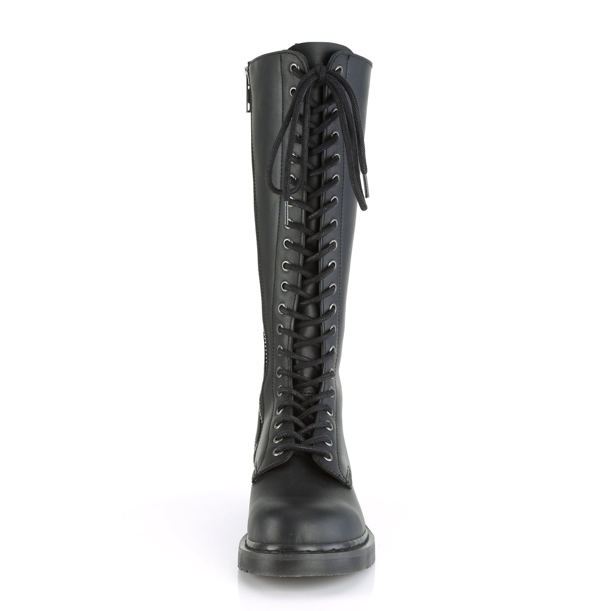 DemoniaCult Bottes pour hommes BOLT-400 Cuir végétalien BLK