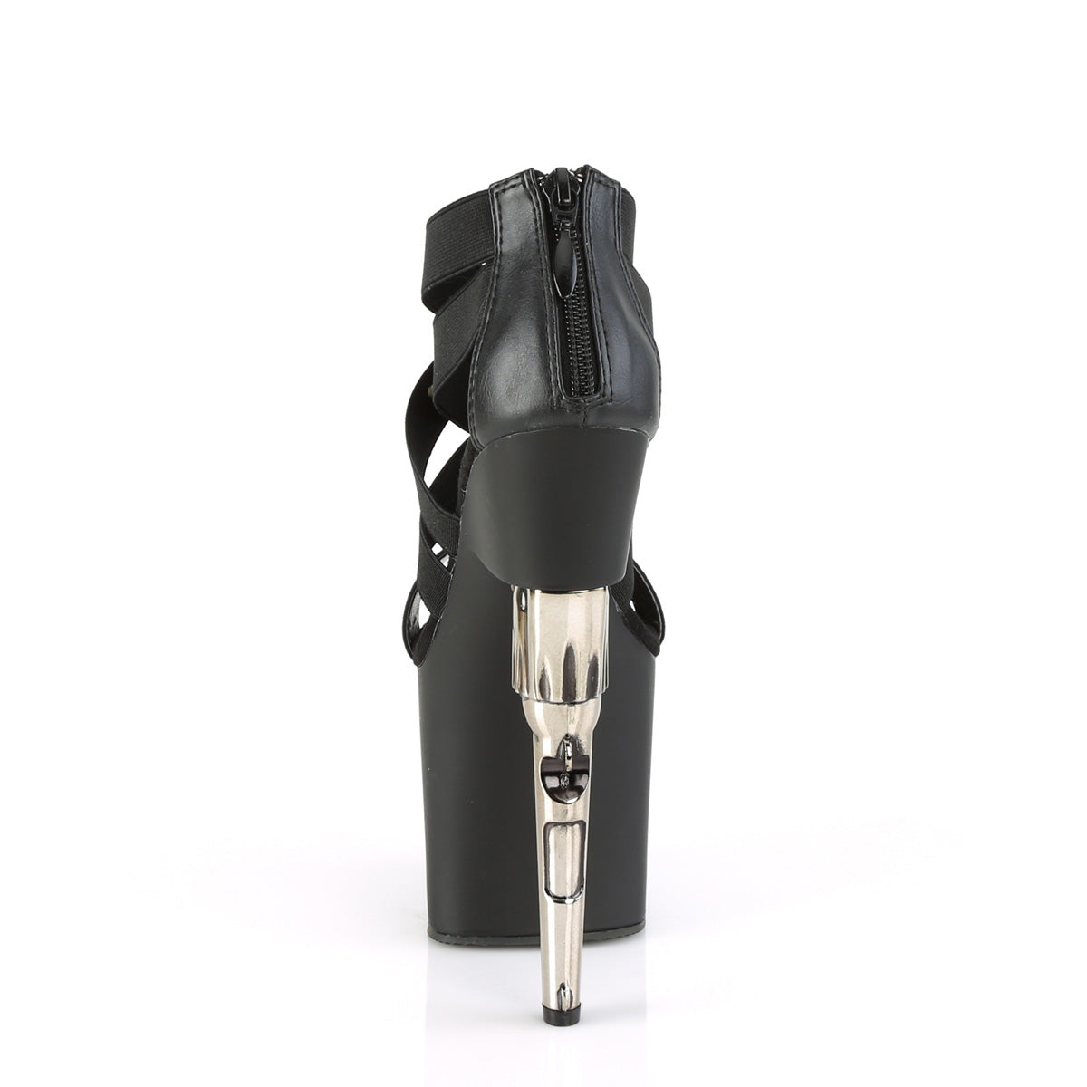 Pleaser Sandales pour femmes BONDGIRL-769 BLK BAND BAND-FAUX LE / BLK MATTE