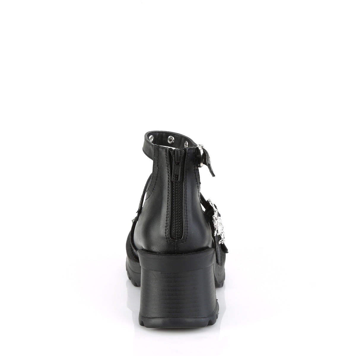 DemoniaCult Pumps BRATTY-30 Blk Vegan Leather