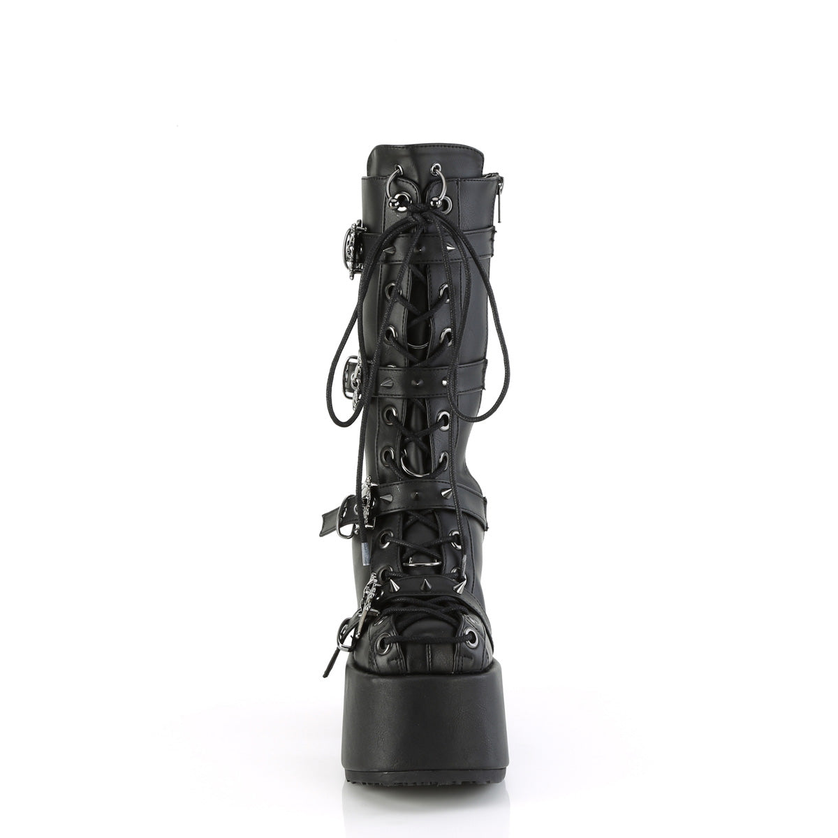 DemoniaCult CAMEL-115 Blk Vegan Leather