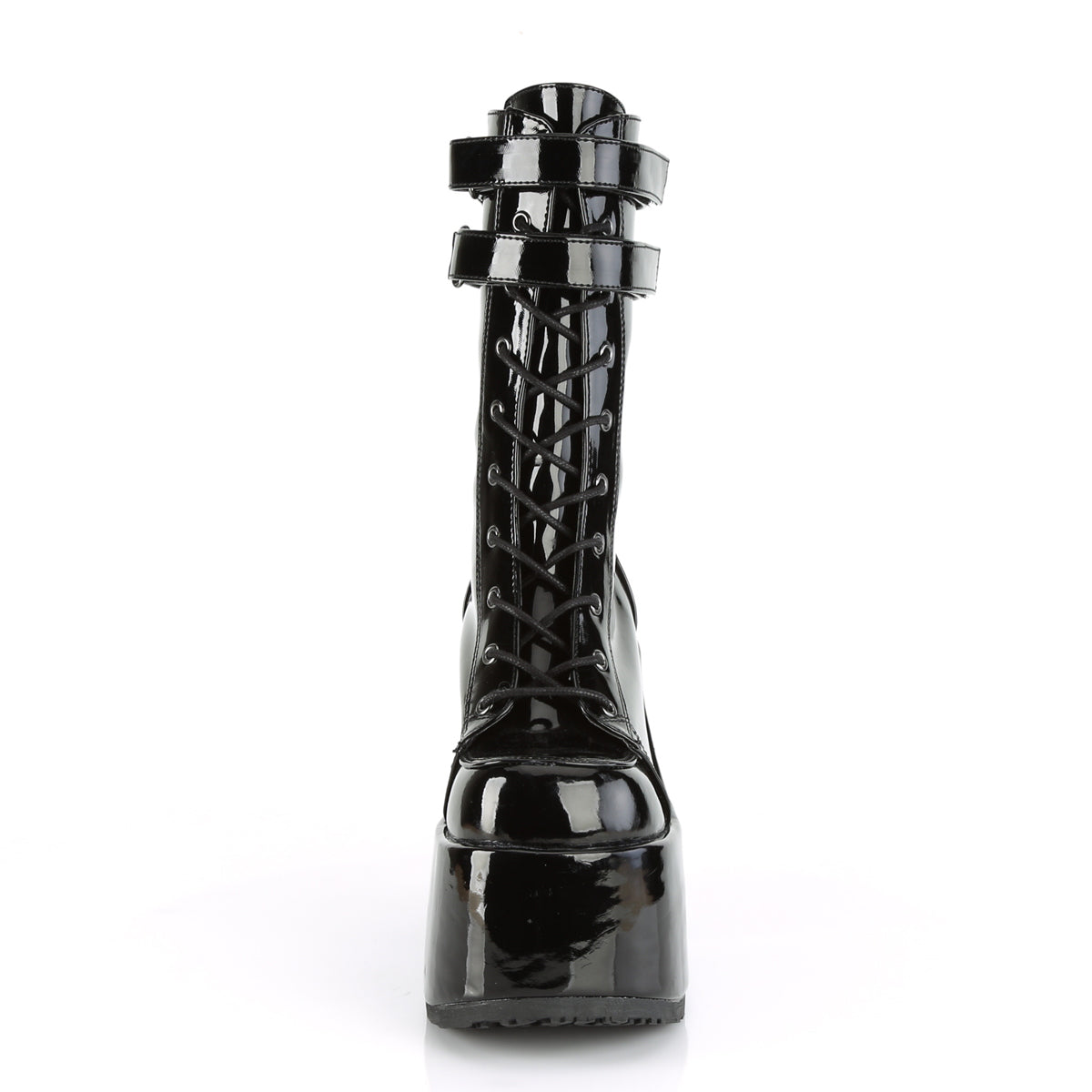 DemoniaCult Bottes de femmes CAMEL-250 blk pat