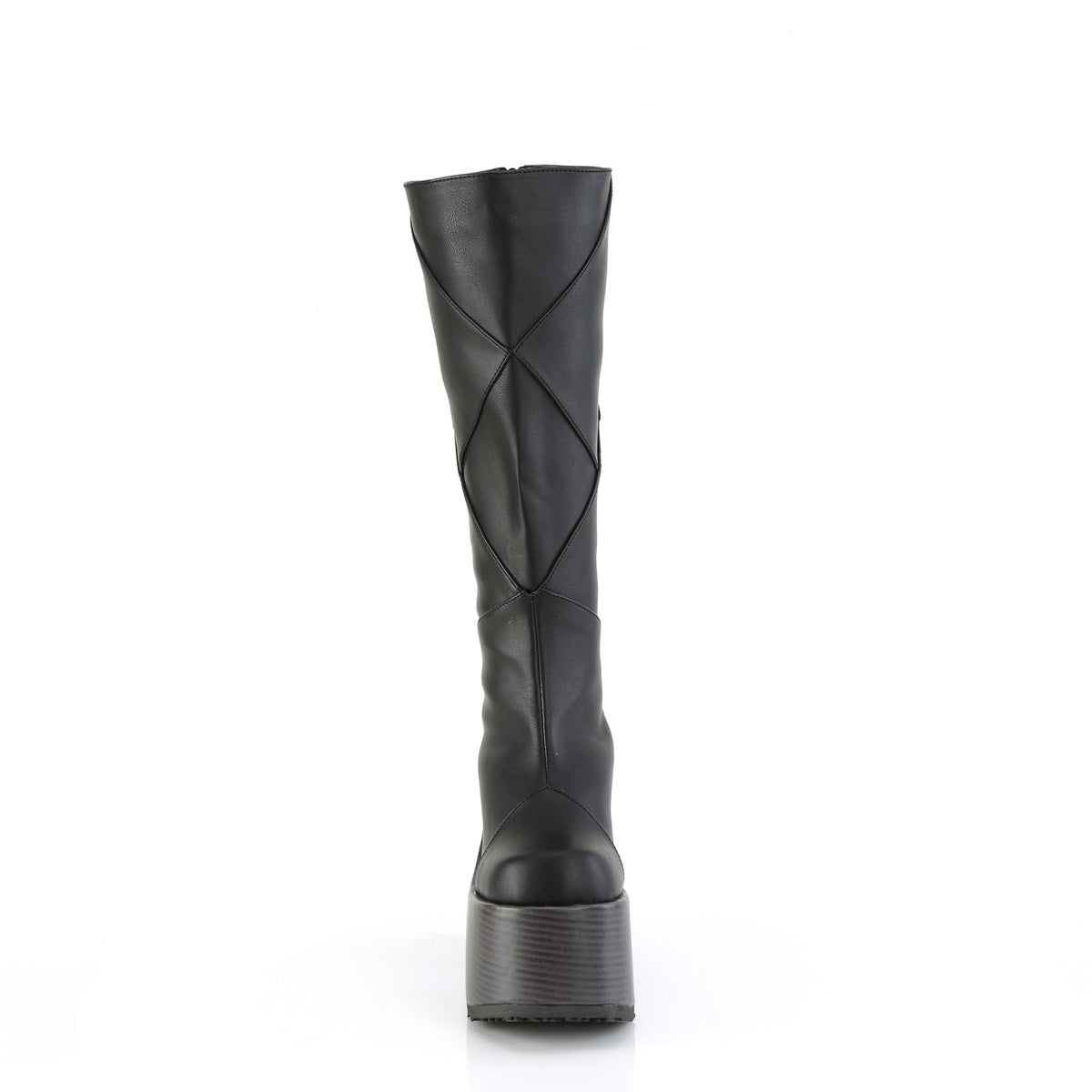 DemoniaCult Boots CAMEL-280 Blk Vegan Leather