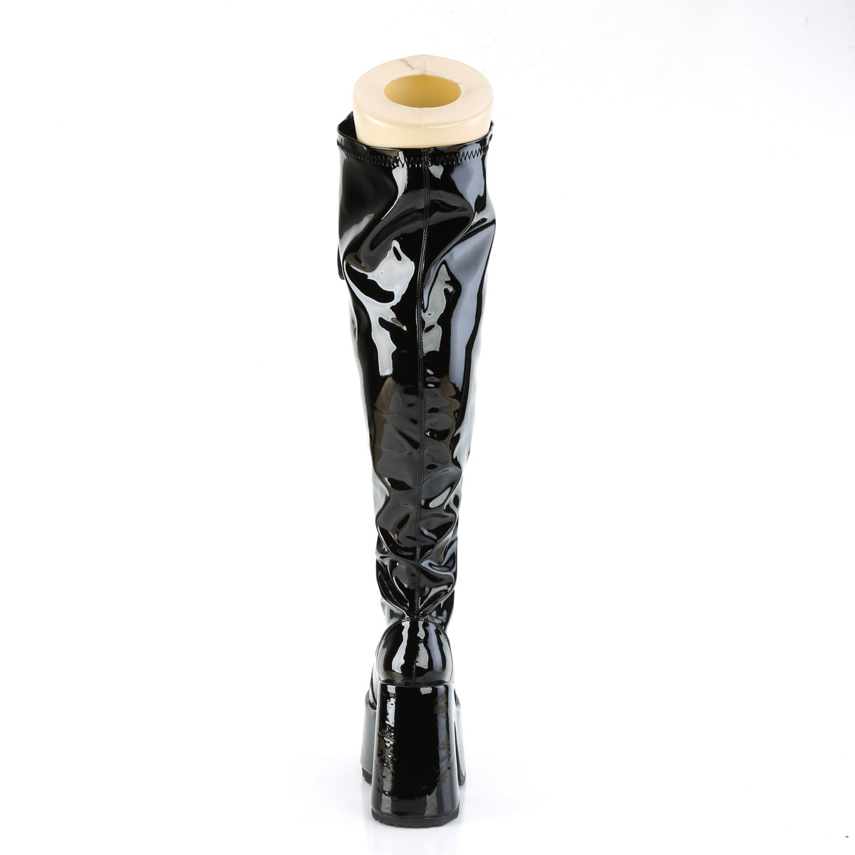 DemoniaCult Boots CAMEL-300WC Blk Str Pat