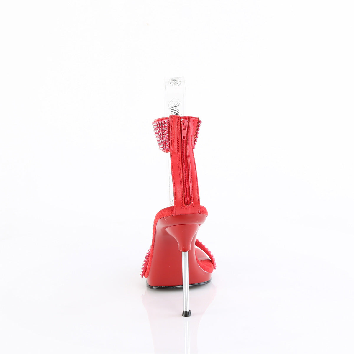 Fabulicious CHIC-40 Red Faux Leather-RS/Red