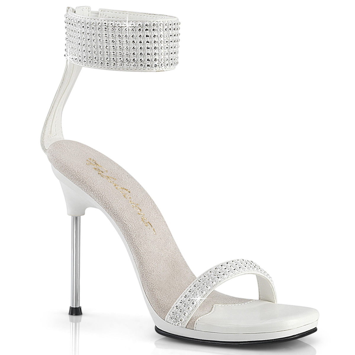 Fabulicious Women's Shoes CHIC-40 Wht Faux Leather-RS/Wht