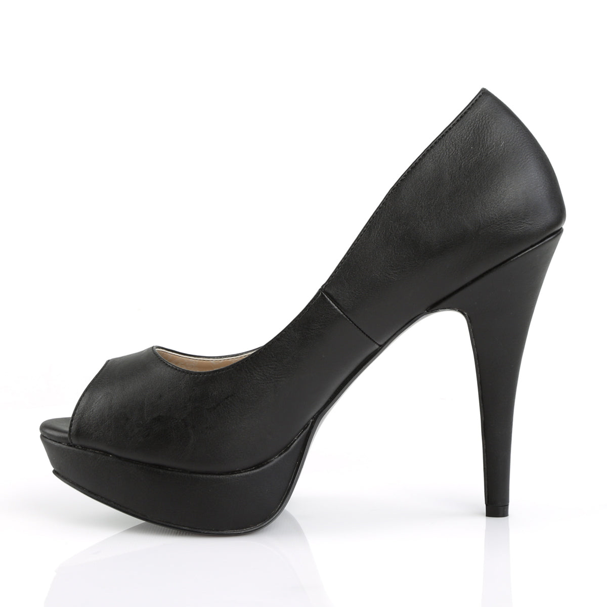 Pleaser Pink Label Pompes pour femmes CHLOE-01 Cuir en faux BLK