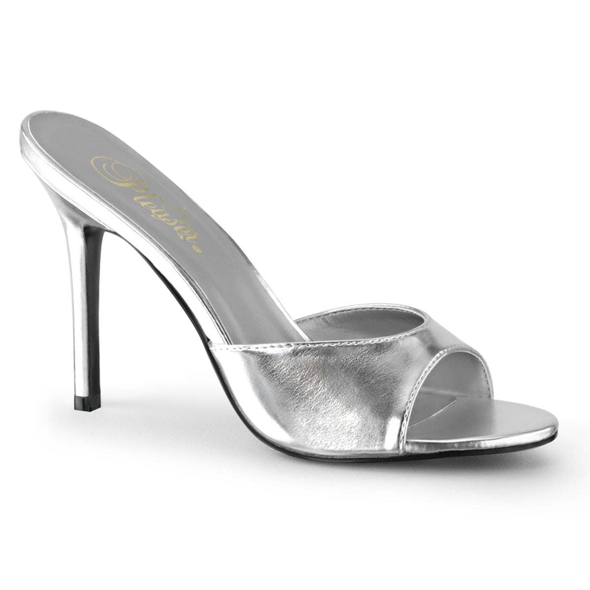 Pleaser Pompes pour femmes CLASSIQUE-01 SLV PU métallique