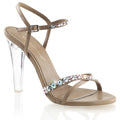 Fabulicious Sandales pour femmes CLEARLY-415 Taupe PU