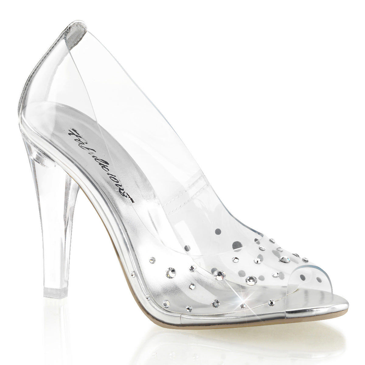Fabulicious Sandales pour femmes CLEARLY-420 CLR Lucite