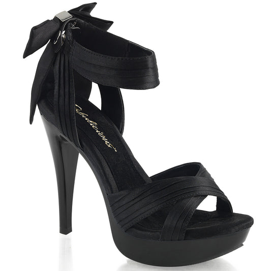 Fabulicious Sandales pour femmes COCKTAIL-568 blk satin / blk
