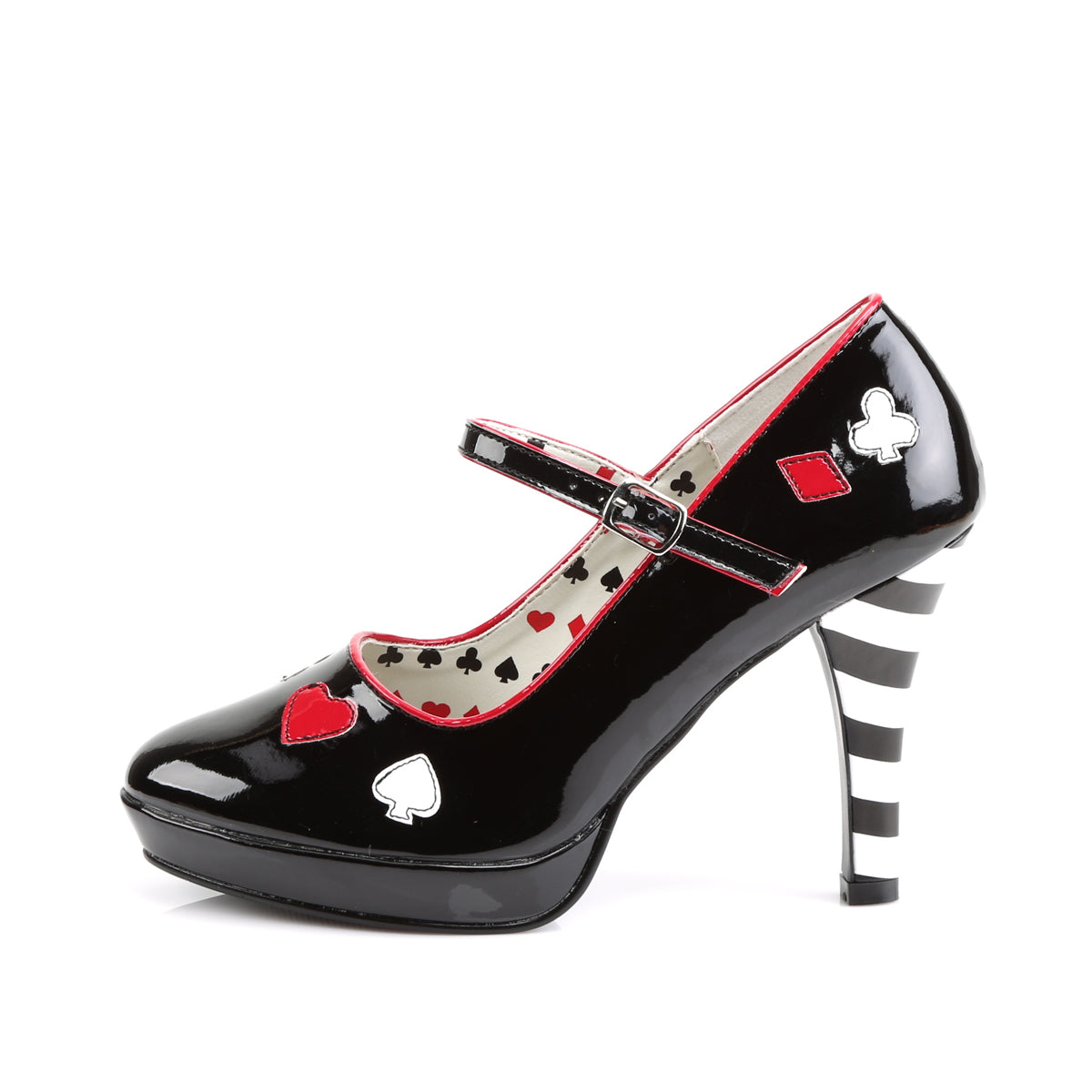 Funtasma Pompes pour femmes CONTESSA-57 blk pat
