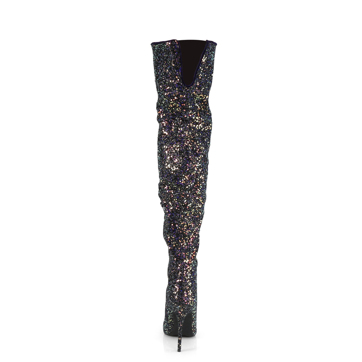 Pleaser Bottes pour femmes COURTLY-3015 Blk Multi Glitter