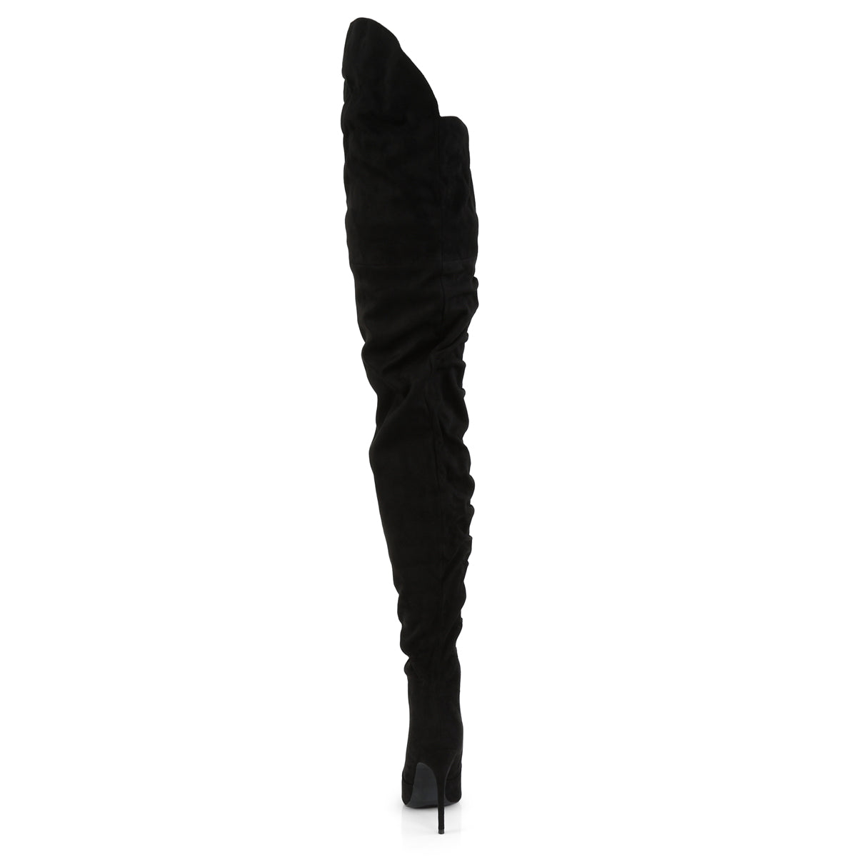 Pleaser Bottes pour femmes COURTLY-4017 BLK FAUX SUDE